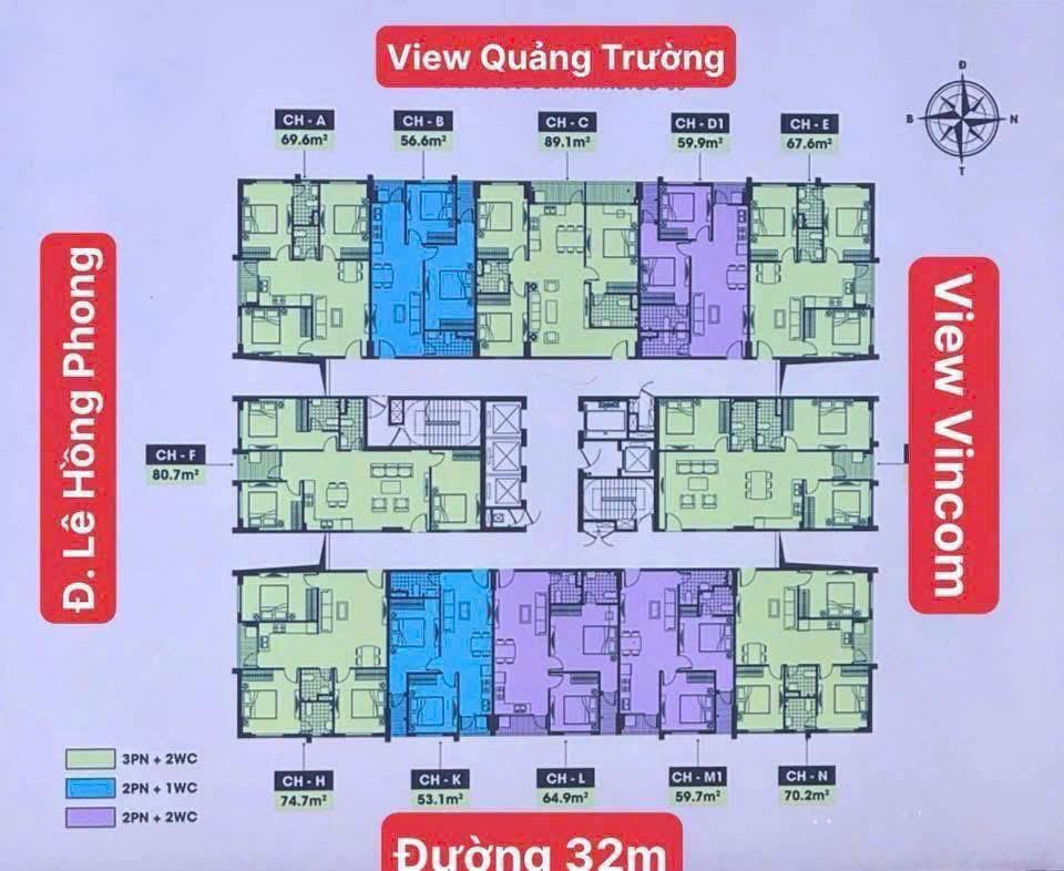 CĂN HỘ TIỆN ÍCH- GIÁ TỐT CHÍNH CHỦ BÁN NHANH CĂN CHUNG CƯ Handico CT3A phường Thành Vinh