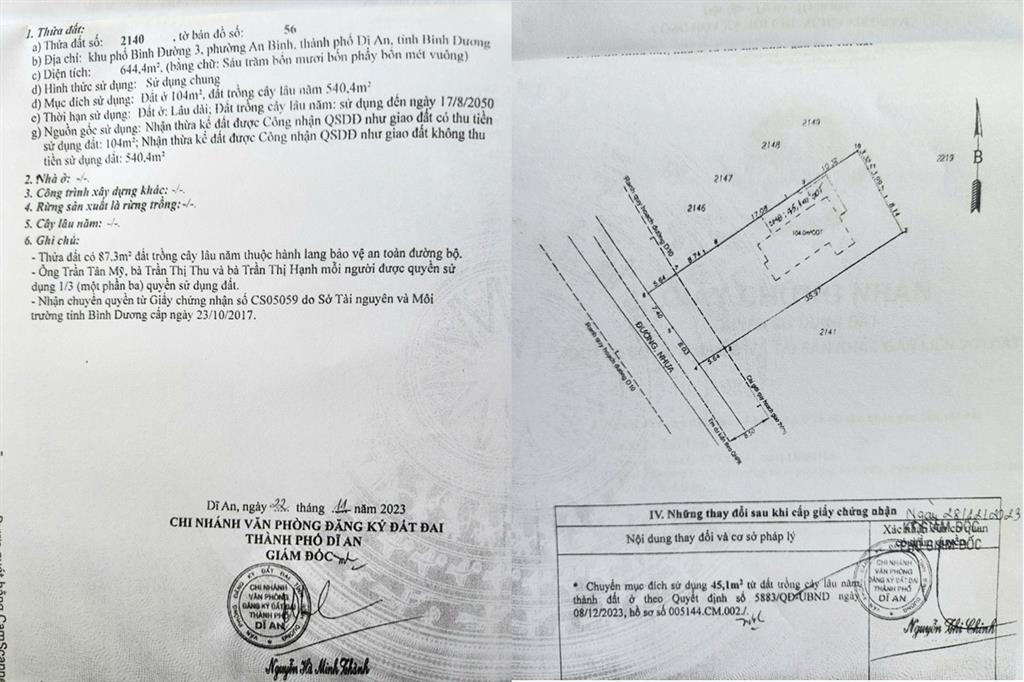 CHÍNH CHỦ Cần BÁN NHANH - Nhà Vườn Đẹp KP Bình Đường 3, Phường An Bình, TP Dĩ An, Bình