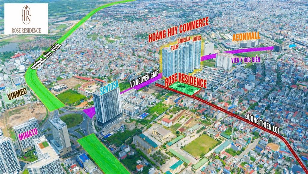 CĂN HỘ FULL TIỆN ÍCH- GIÁ TỐT CHÍNH CHỦ Bán gấp CC Rose Residence tại  Quận Lê Chân, Hải