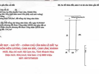 ĐẤT ĐẸP – GIÁ TỐT – CHÍNH CHỦ CẦN BÁN LÔ ĐẤT Tại THÔN HIỀN LƯƠNG, CAM AN BẮC, CAM LÂM,