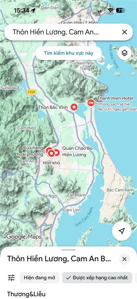 ĐẤT ĐẸP – GIÁ TỐT – CHÍNH CHỦ CẦN BÁN LÔ ĐẤT Tại THÔN HIỀN LƯƠNG, CAM AN BẮC, CAM LÂM,