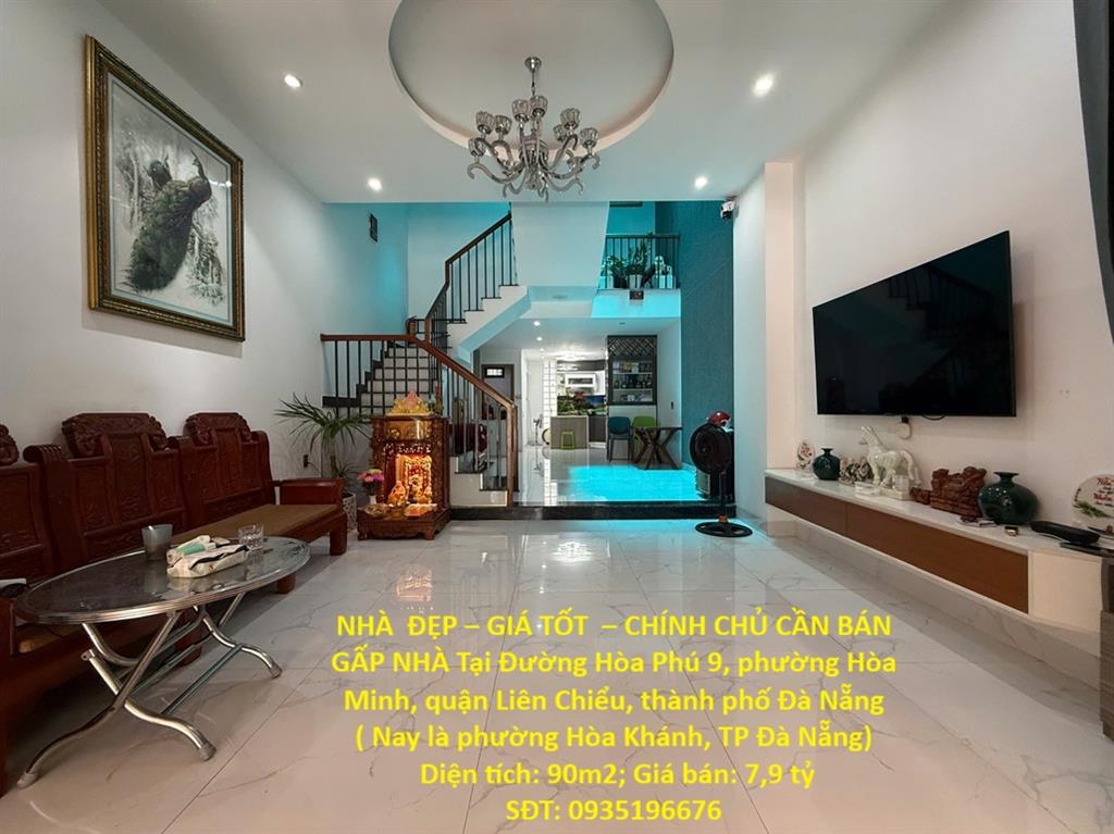 NHÀ  ĐẸP – GIÁ TỐT  – CHÍNH CHỦ CẦN BÁN GẤP NHÀ Tại phường Hòa Minh, quận Liên Chiểu,