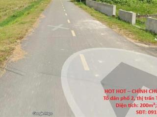 HOT HOT – CHÍNH CHỦ CẦN BÁN 200M² ĐẤT, TT. Thạch Hà, H. Thạch Hà, T. Hà Tĩnh