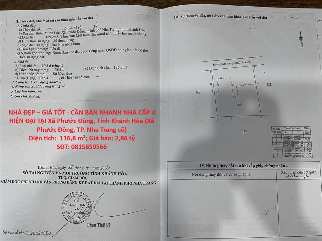 NHÀ ĐẸP – GIÁ TỐT - CẦN BÁN NHANH NHÀ CẤP 4 HIỆN ĐẠI TẠI Phước Đồng, TP. Nha Trang, Khánh