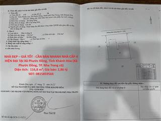 NHÀ ĐẸP – GIÁ TỐT - CẦN BÁN NHANH NHÀ CẤP 4 HIỆN ĐẠI TẠI Phước Đồng, TP. Nha Trang, Khánh