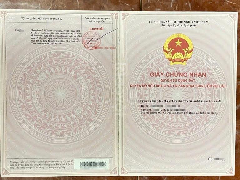 QUỸ ĐẤT HIẾM – CẦN BÁN ĐẤT 9.463M², 100M MẶT TIỀN Đ.ĐINH CÔNG TRÁNG, Đại Lào Cũ, TP.Bảo
