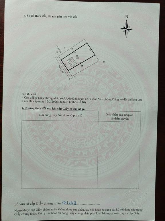 CHÍNH CHỦ CẦN BÁN LÔ ĐẤT SIÊU ĐẸP 4614m2 TẠI XÃ NAM HÀ LÂM HÀ, TỈNH LÂM ĐỒNG (THÍCH HỢP