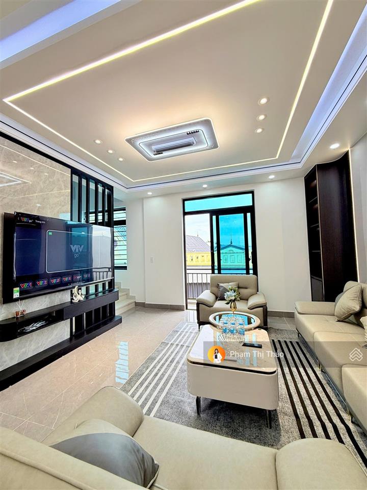 Nhà 4 tầng full nội thất luxury tại đào yêu, hồng thái, cách chân cầu kiến an chỉ 3p đi xe