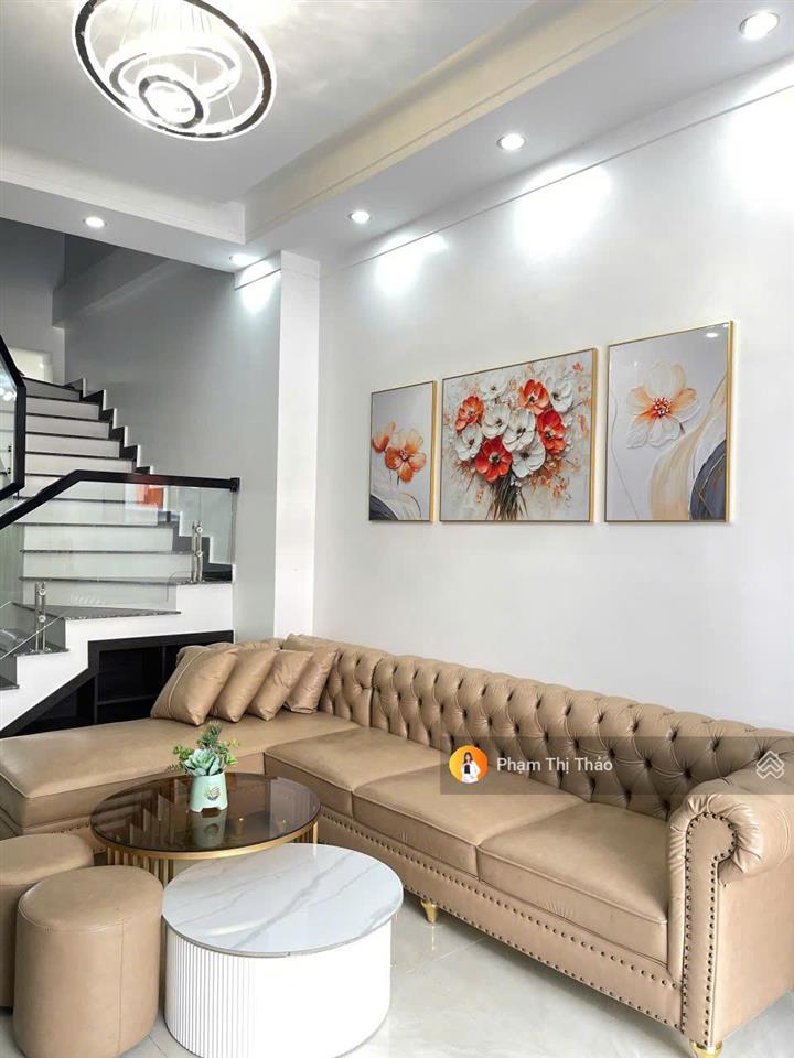 Nhà đẹp 4 tầng full nội thất cao cấp, ô tô tận cửa
