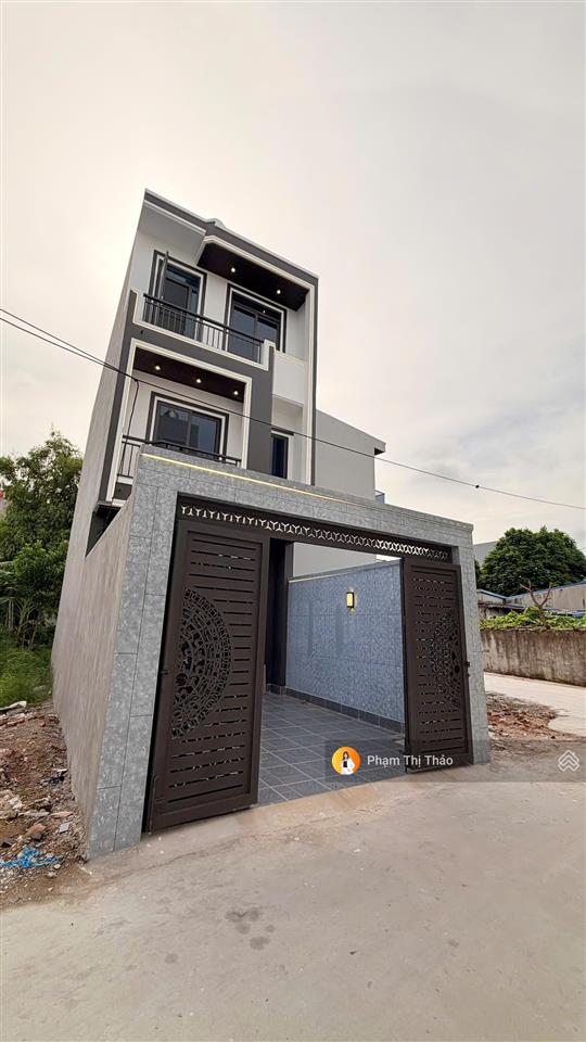 Bán nhà 3 tầng siêu đẹp, có sân để ô tô, tại hồng thái, an dương, hp
