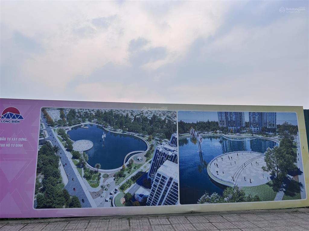 Bán 94m2 đất phân lô đấu giá long biên cạnh hồ đắp nếp, giá tốt 32.4 tỷ