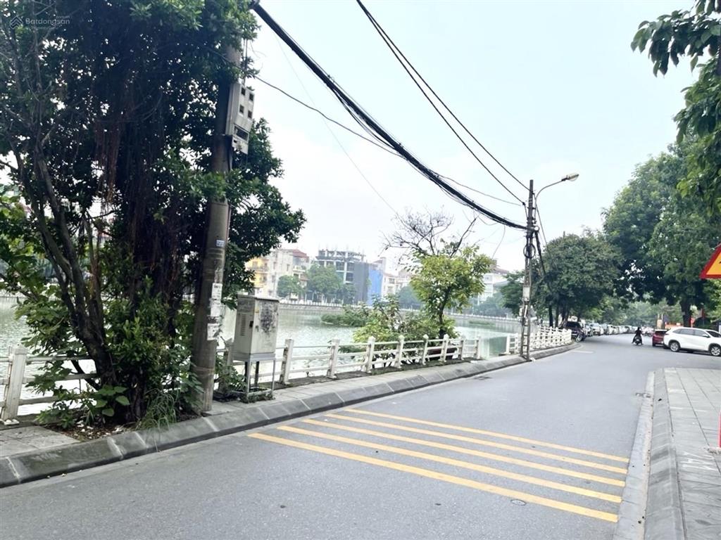 Hiếm, đất mặt phố lõi bồ đề view hồ, sống đẳng cấp, 230m2 giá 85.9 tỷ