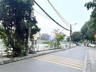 Hiếm, đất mặt phố lõi bồ đề view hồ, sống đẳng cấp, 230m2 giá 85.9 tỷ