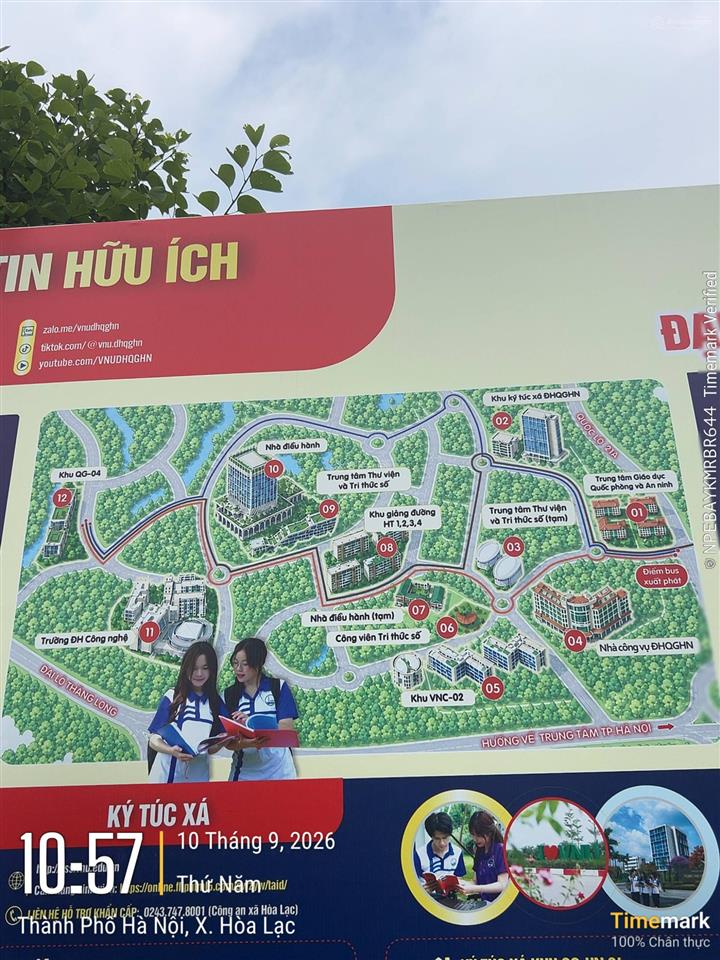 Bán đất phân lô hòa lạc 100m² full thổ cư, sát đh quốc gia, đường ô tô tránh, xây ccmn dòng tiền