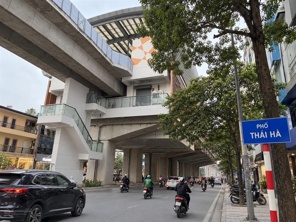 Cho thuê nhà mặt phố thái hà, quận đống đa, 70m2 x 2 tầng, mặt tiền 5,6m