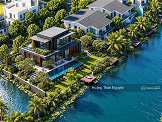Biệt thự đảo ecopark lô góc 2 mặt sông, đất khoảng 1000m2, sân vườn rộng, giá 238 tỷ