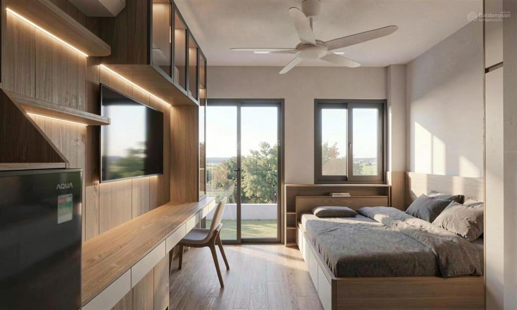 Cho thuê căn hộ luxury studio ban công full nt ngay đh công nghiệp  chợ an nhơn  lotte mart