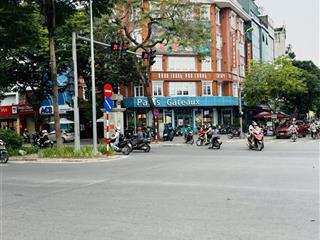 Bán nhà mặt phố nguyễn khánh toàn  cầu giấy  220m2  mt 12m bề thế lô góc vỉa hè 10m kinh doanh