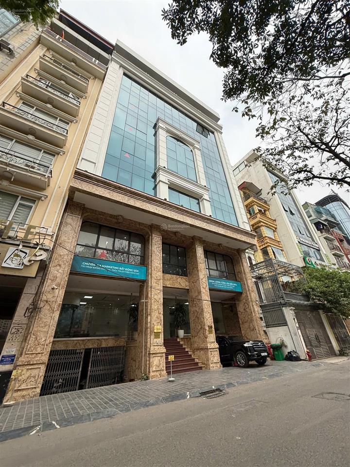 Bán nhà mặt phố nghĩa đô  cầu giấy  270m2 9 tầng thang máy vỉa hè hai bên