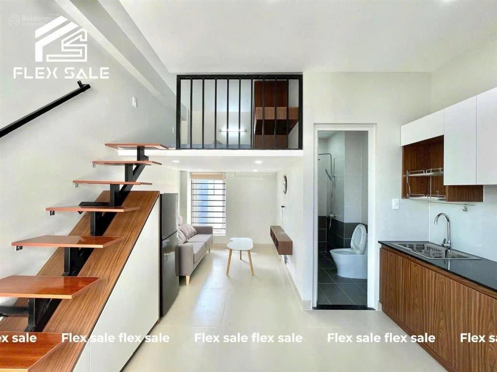 Cho thuê căn gác mới xây ngay ngã tư hàng xanh thuận tiện qua các quận trung tâm