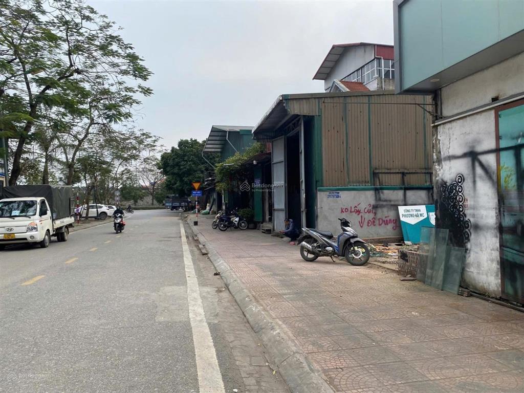 Bán gấp đất mặt phố hoa động cự khối long biên 4 làn ô tô tránh, vỉa hè 5m, tiềm năng sinh lời tốt