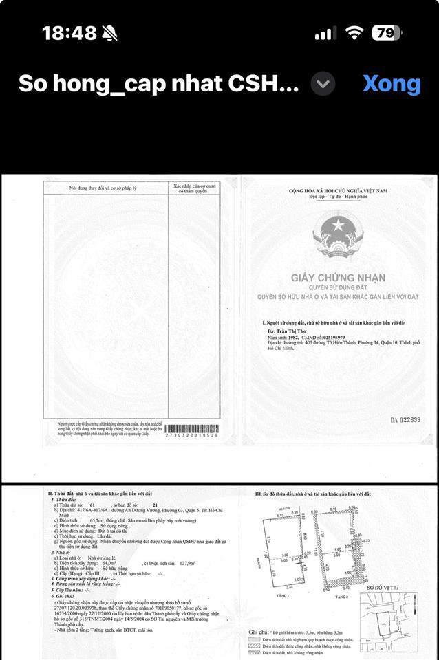 Bán nhà ngay mặt phố an dương vương, 18,2 tỷ, 65,7m2, mặt tiền 11m, chính chủ
