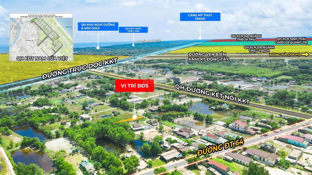 7,5x20m full thổ cư đất biển nam cửa việt chỉ 380tr/lô. vị trí đẹp hạ tầng tốt pháp lý chuẩn