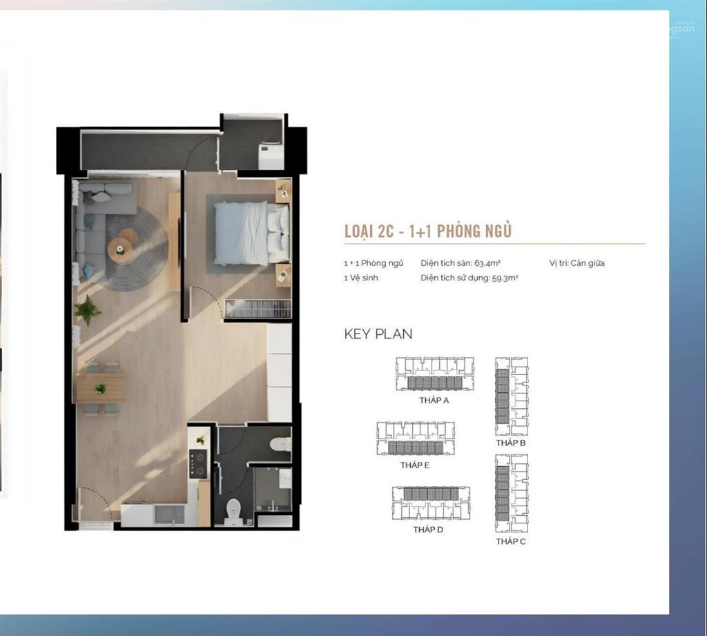 Mt eastmark t8/2026. 65m2 giá 2 tỷ 8. hỗ trợ vay bank