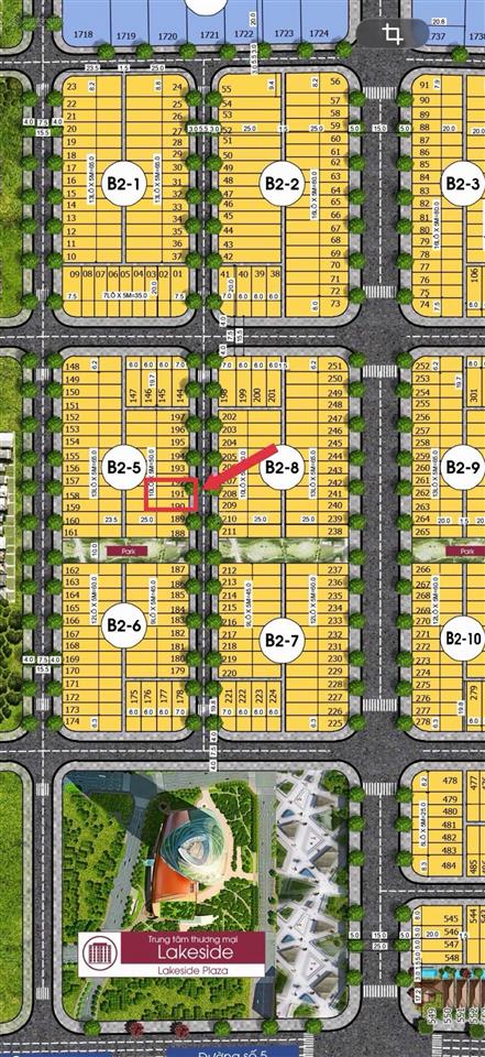 Trung lập 18 diện tích lớn 125m2 trục đi ra chung cư ecolife