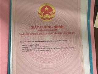 Bán chcc an gia garden, tân phú, dt 63m2, 2pn, 2wc