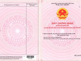 Chủ đi nước ngoài cần bán gấp. sổ đỏ chính chủ.