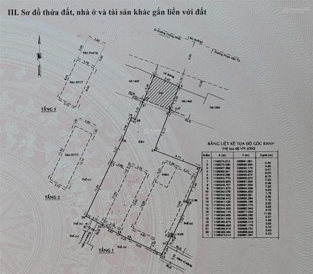 Mặt bằng kinh doanh 367,4 m2 mặt tiền phan văn trị