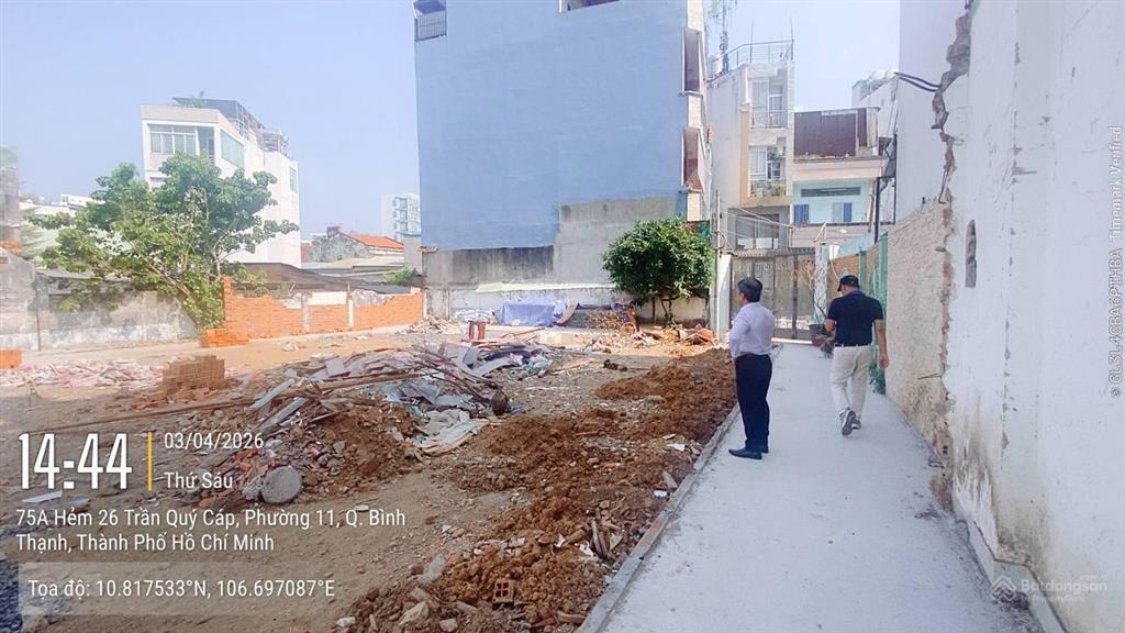 Bán đất siêu to tại hẻm 26 trần quý cáp