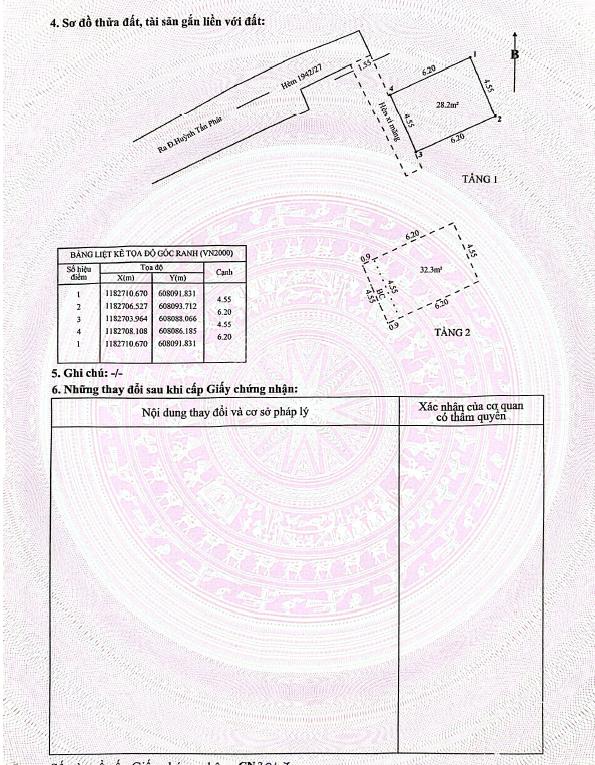 Bán nhà riêng tại 1942/27/9 huỳnh tấn phát, kp6, thị trấn nhà bè, 2,45 tỷ, dt sử dụng 60,5 m2