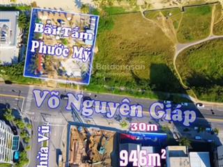 Bán lô đất mặt tiền đường võ nguyên giáp, tuyến đường du lịch biển sôi động