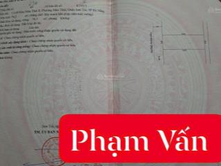 Bán lô đất đường phạm vấn, sơn trà, đường 7m5 thông thoáng, vị trí gần biển mân thái