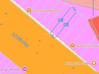 Bán 4 lô liền kề mặt tiền đường lê đức thọ, sơn trà