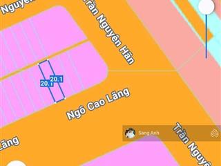 Bán lô đất mặt tiền đường ngô cao lãng, vị trí đẹp sát lê đức thọ