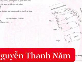 Bán nhà 3 tầng đường nguyễn thanh năm, góc 2 mặt tiền đường, kinh doanh sầm uất