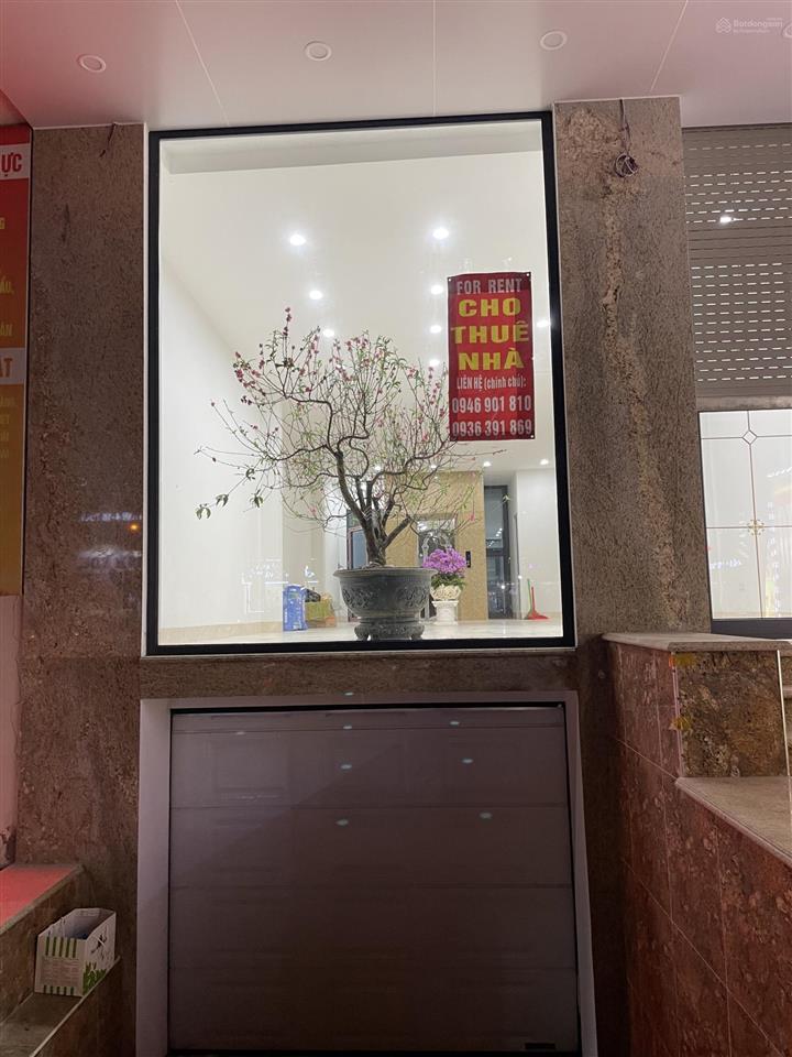 Văn phòng + ở cho thuê mt 6m, tổng dt sàn 516m2, 6 tầng 1 hầm, khu dân cư đông đúc