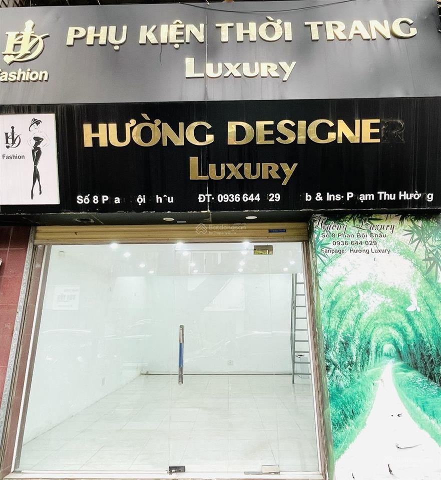 Cho thuê mặt bằng 40m2  phố phan bội châu mặt tiền rộng kinh doanh ngay