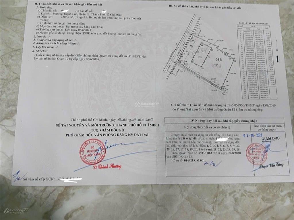 Bán đất mặt tiền đường lớn diện tích gần 2500m2 khu vực ngã tư ga