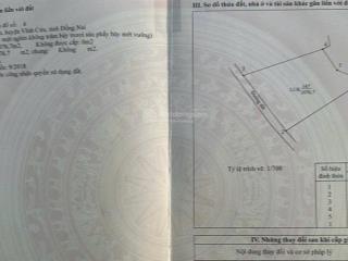 Bán hơn 1000m2 đất xã trị an, mặt tiền 33m