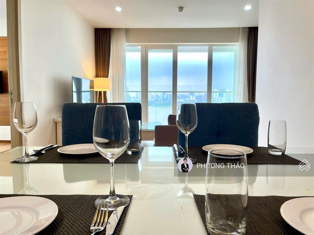 Cho thuê căn hộ 3 phòng full nội thất  view trực diện sông sài gòn  giá 38 triệu  trống sẵn