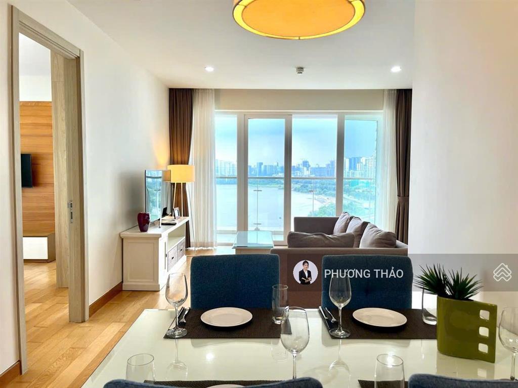 Cho thuê căn hộ 3 phòng full nội thất  view trực diện sông sài gòn  giá 38 triệu  trống sẵn
