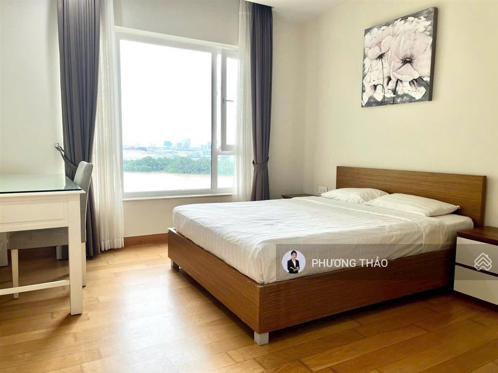 Cho thuê căn hộ 3 phòng full nội thất  view trực diện sông sài gòn  giá 38 triệu  trống sẵn