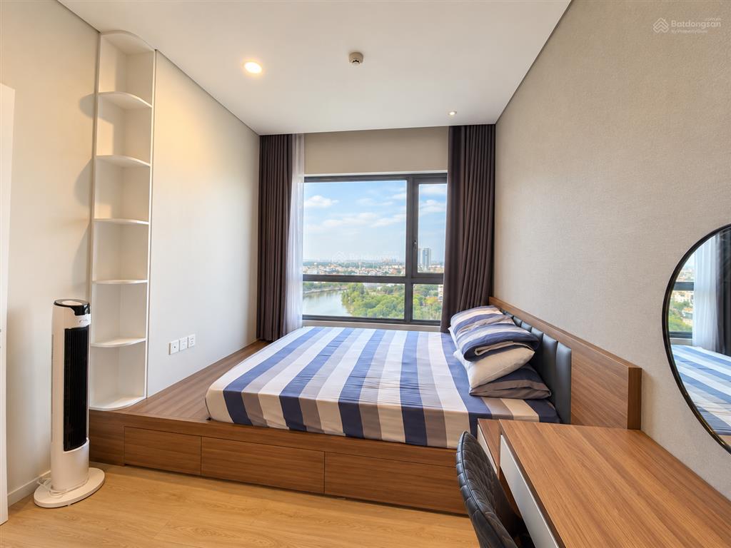 Trống sẵn cho thuê căn hộ 1 phòng ngủ full nội thất view sông đảo kim cương diamond island 17 triệu