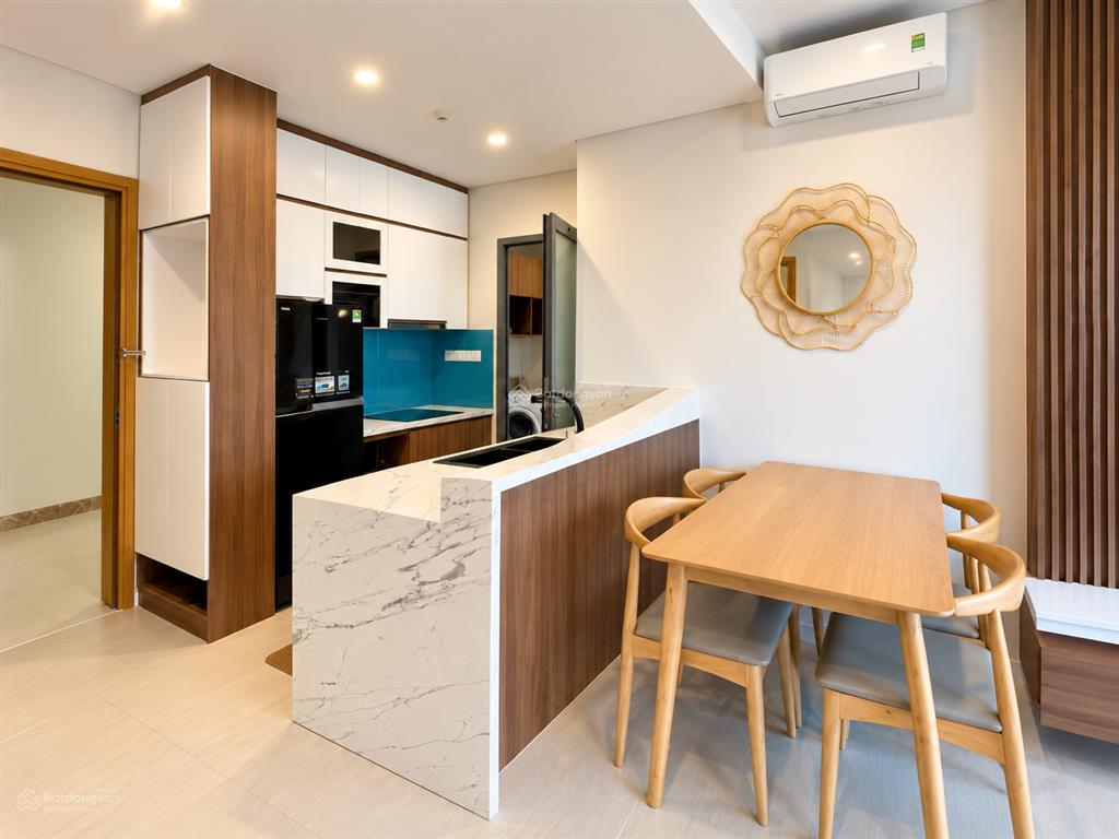 Trống sẵn cho thuê căn hộ 1 phòng ngủ full nội thất view sông đảo kim cương diamond island 17 triệu