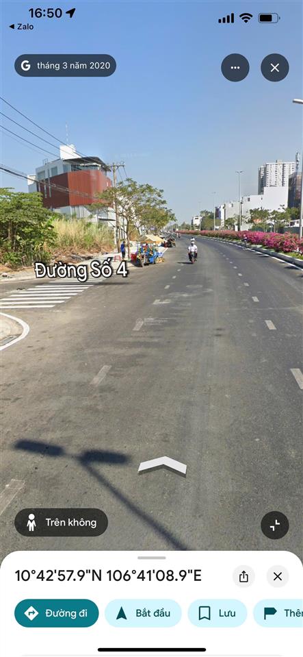 Bán đất mặt tiền đường chánh hưng kđt t30