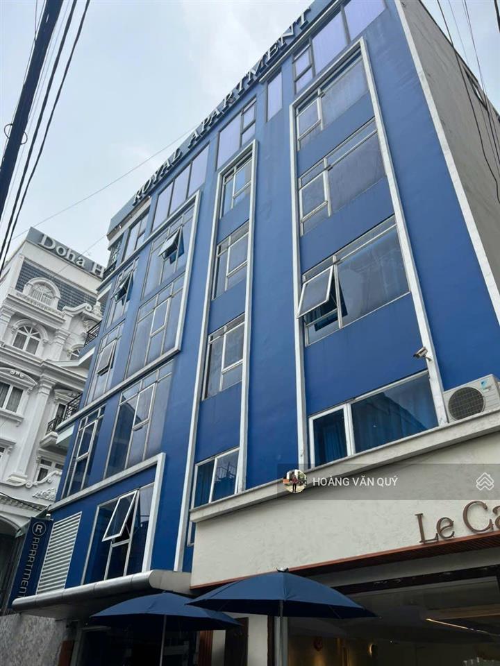 Nhà 6 lầu ~ 8,3m*16m = 135m2. sàn 600m2. sát mt hồng hà  tân bình. gần sân bay tsn. thu  180 tr